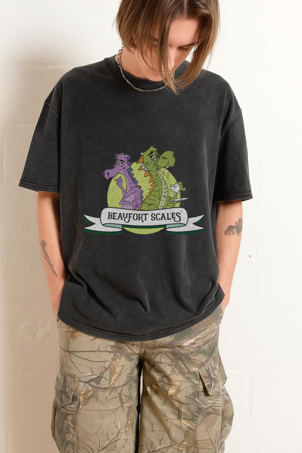Cute Dragon T-Shirt | Funny Beaufort Scales Book Character Tee