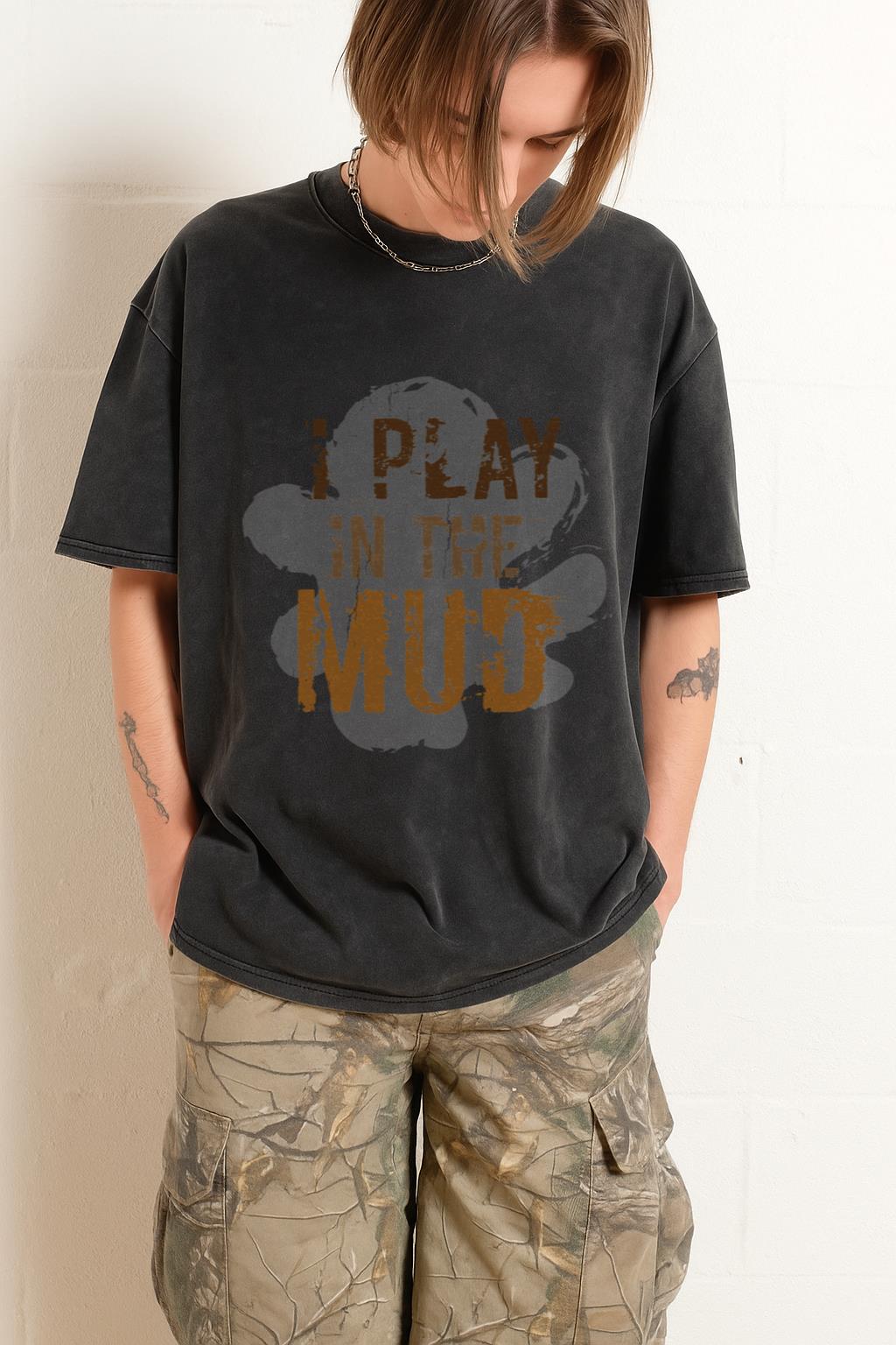 Funny Pottery T-Shirt | "I Play In The Mud" Ceramics Tee