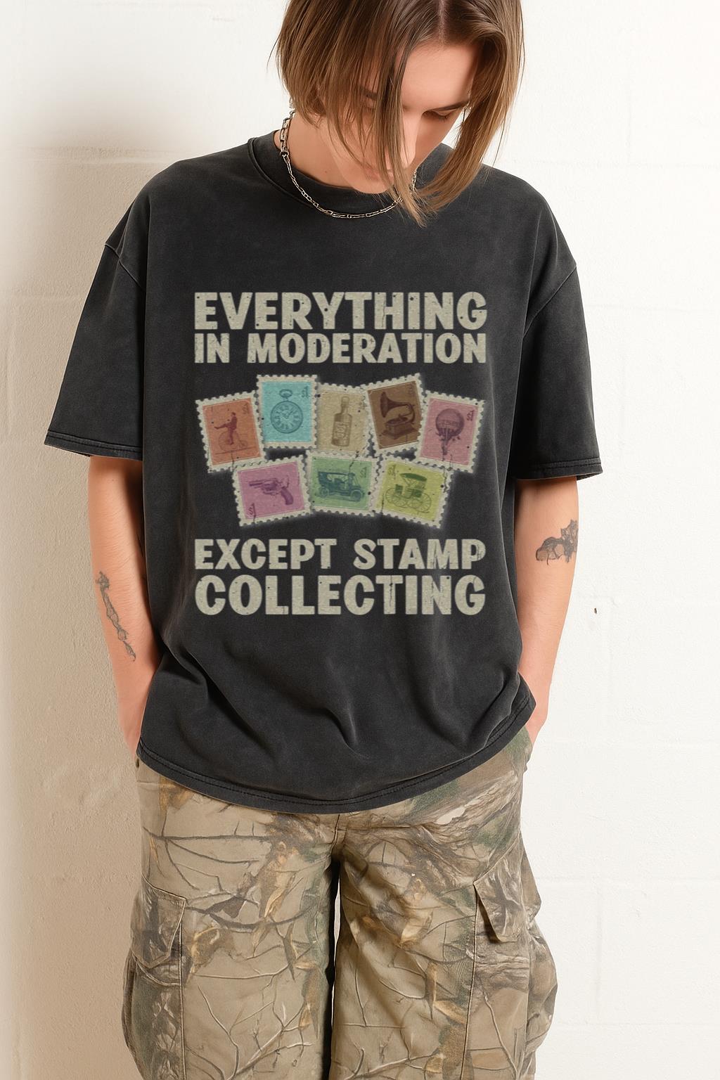 Funny Stamp Collecting T-Shirt | Cool Philatelist Gift