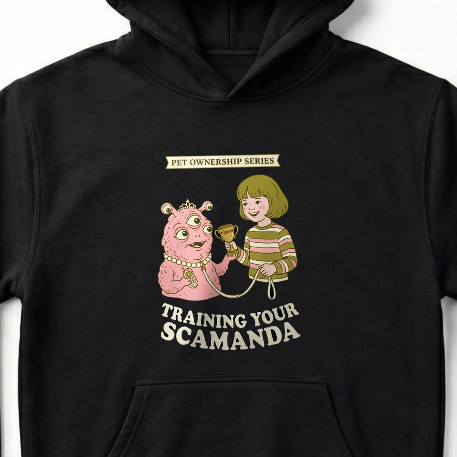 Training Your SCAMANDA Vintage Graphic T-Shirt - Reality TV Drama & Girl Code Pop Culture Tee - Unisex Hoodie