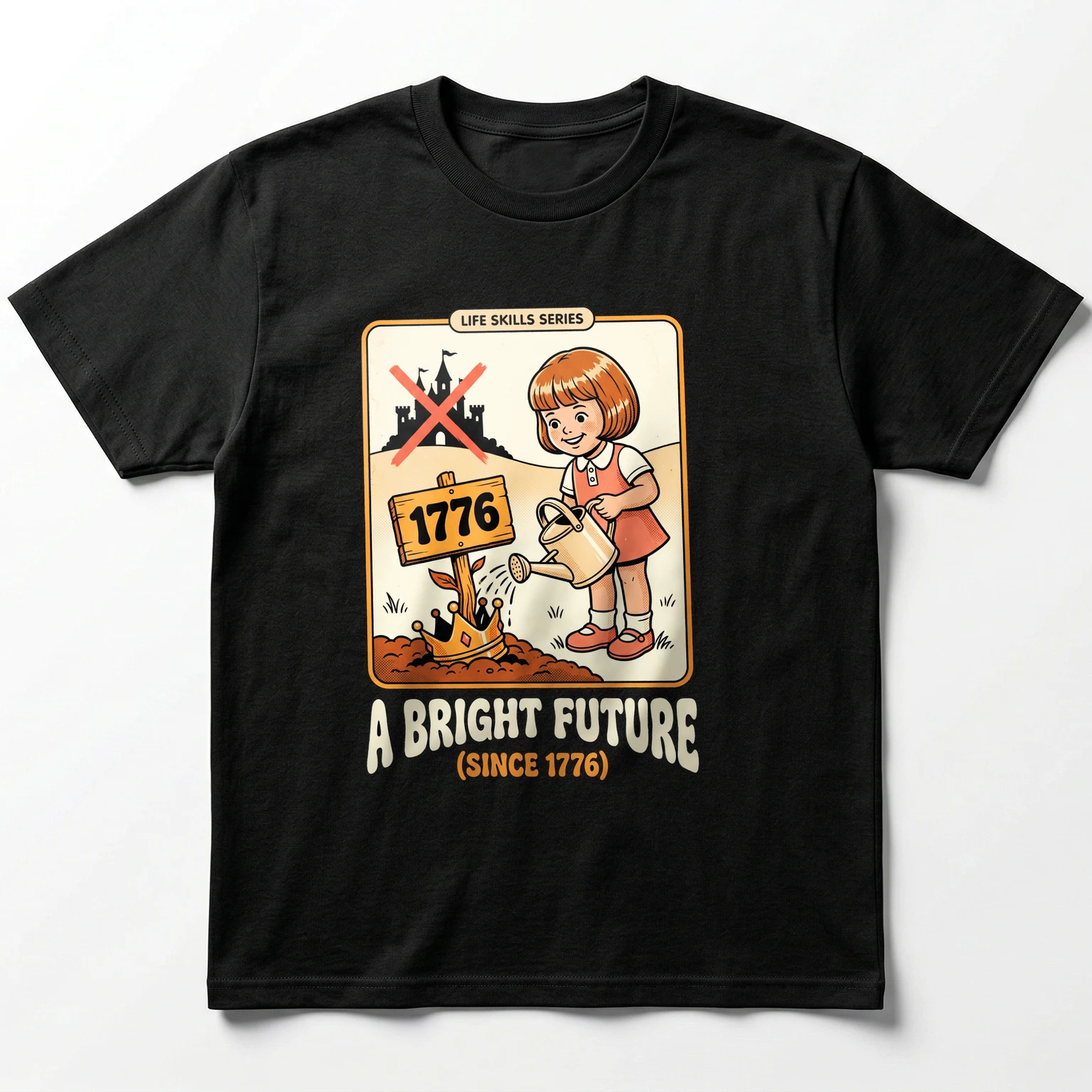 1776 Reclaimed No Kings Movement Patriot Apparel - Unisex T-Shirt