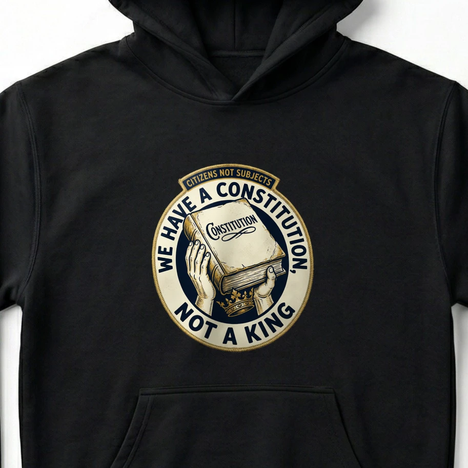American Revolution 1776 No Kings Apparel - Unisex Hoodie