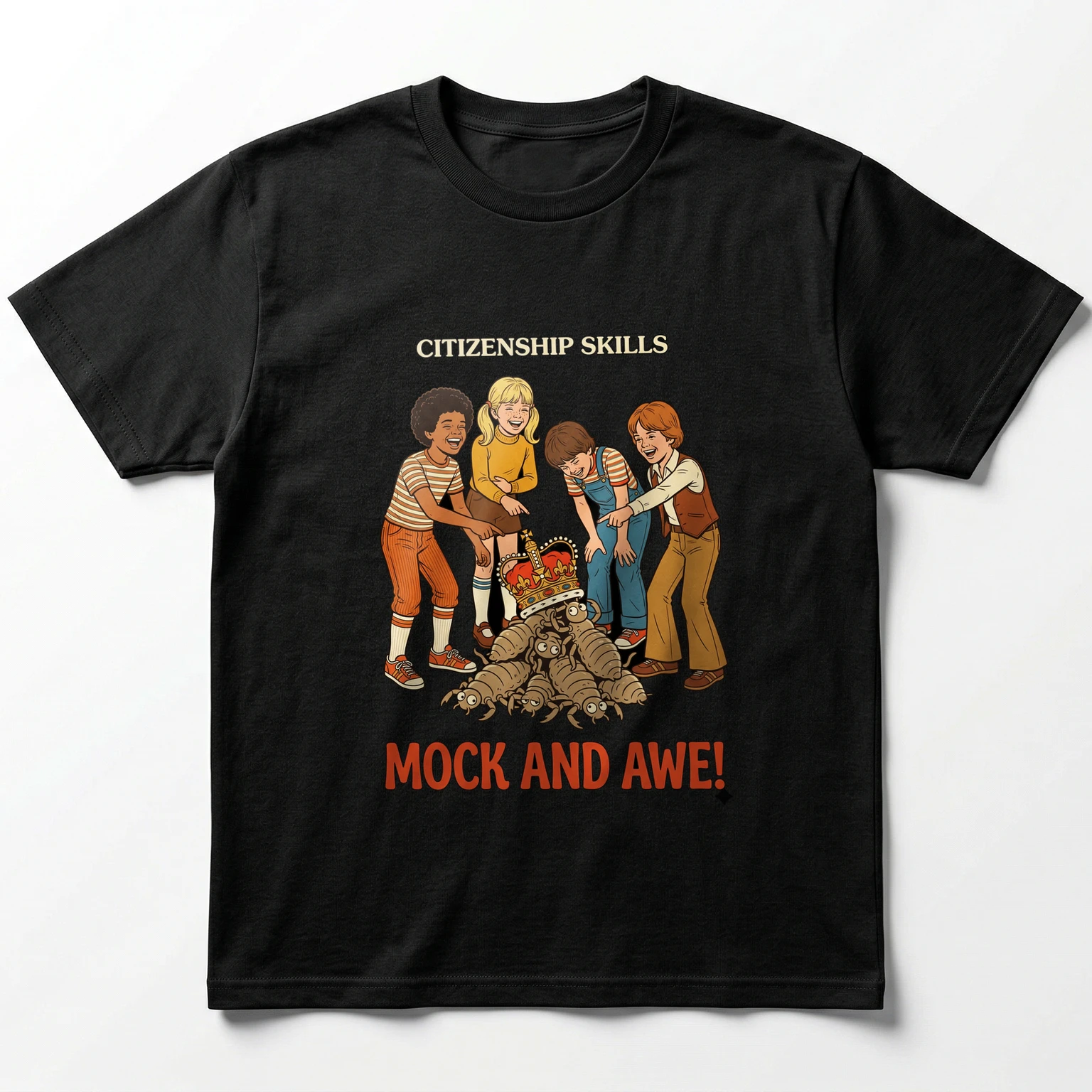 No ICE No War No Kings Three Pillars Protest T-Shirt & Hoodie - Unisex T-Shirt