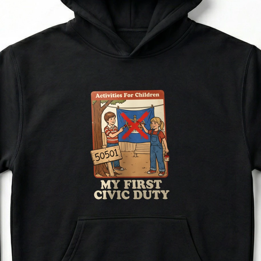 Founding Fathers 1776 No Kings Patriot Apparel - Unisex Hoodie