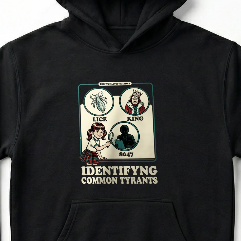 1776 American Revolution No Kings Protest T-Shirt & Hoodie - Unisex Hoodie