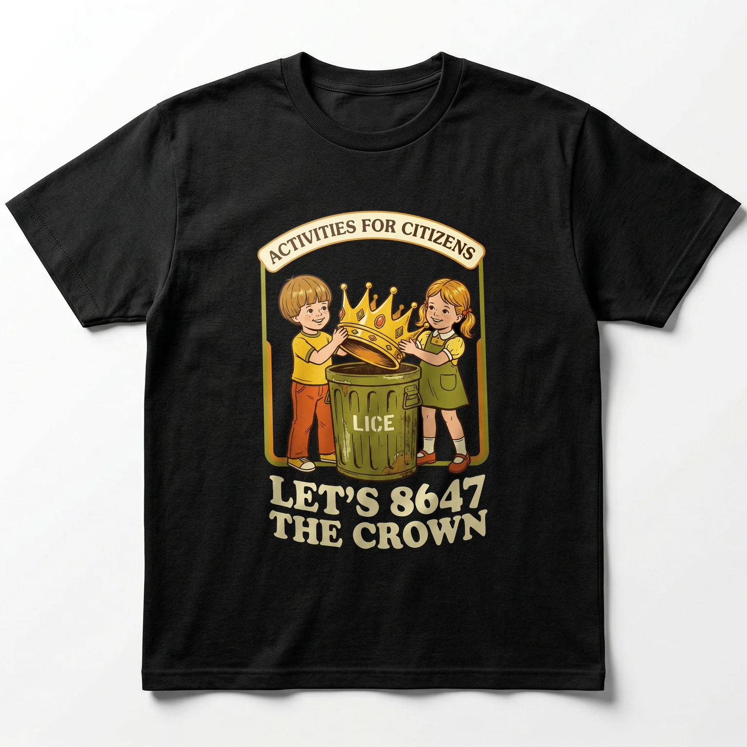 End The Era No Kings 8647 Protest T-Shirt & Hoodie - Unisex T-Shirt